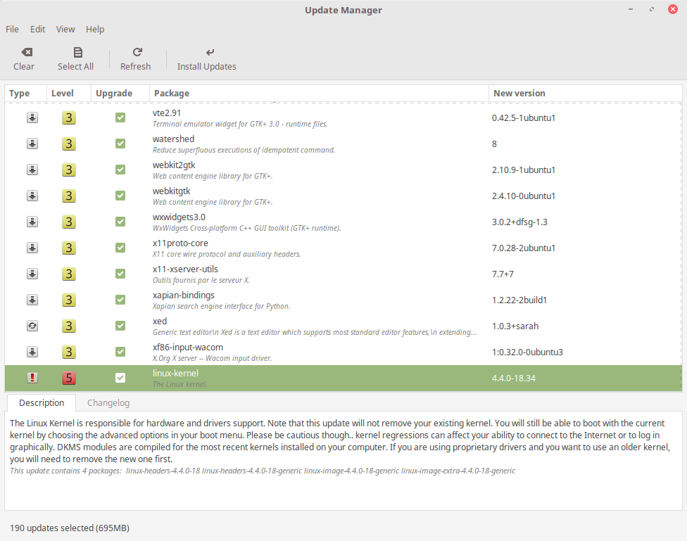 Что нового в Linux Mint 18