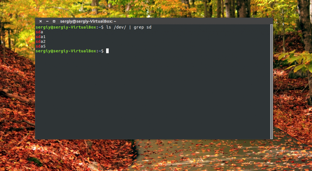 Смотрим список дисков Linux