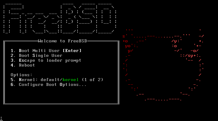 Установка FreeBSD 11