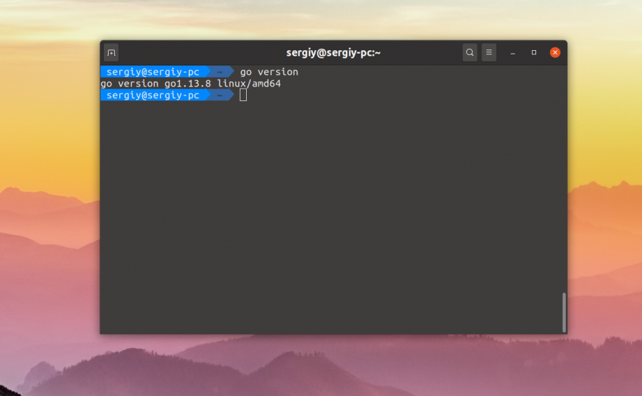 Установка Go в Ubuntu 20.04